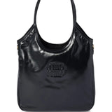 Black bags, front view