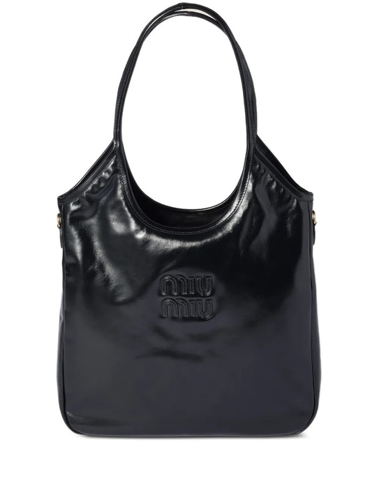 Black bags, front view