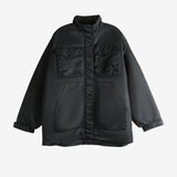 Black jacket, front view