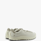 Tan shoes, side view