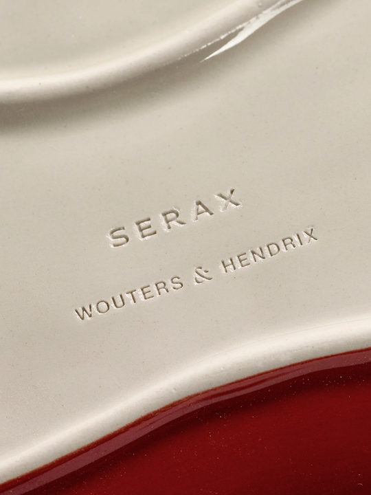 Close up of Red product, showing detail