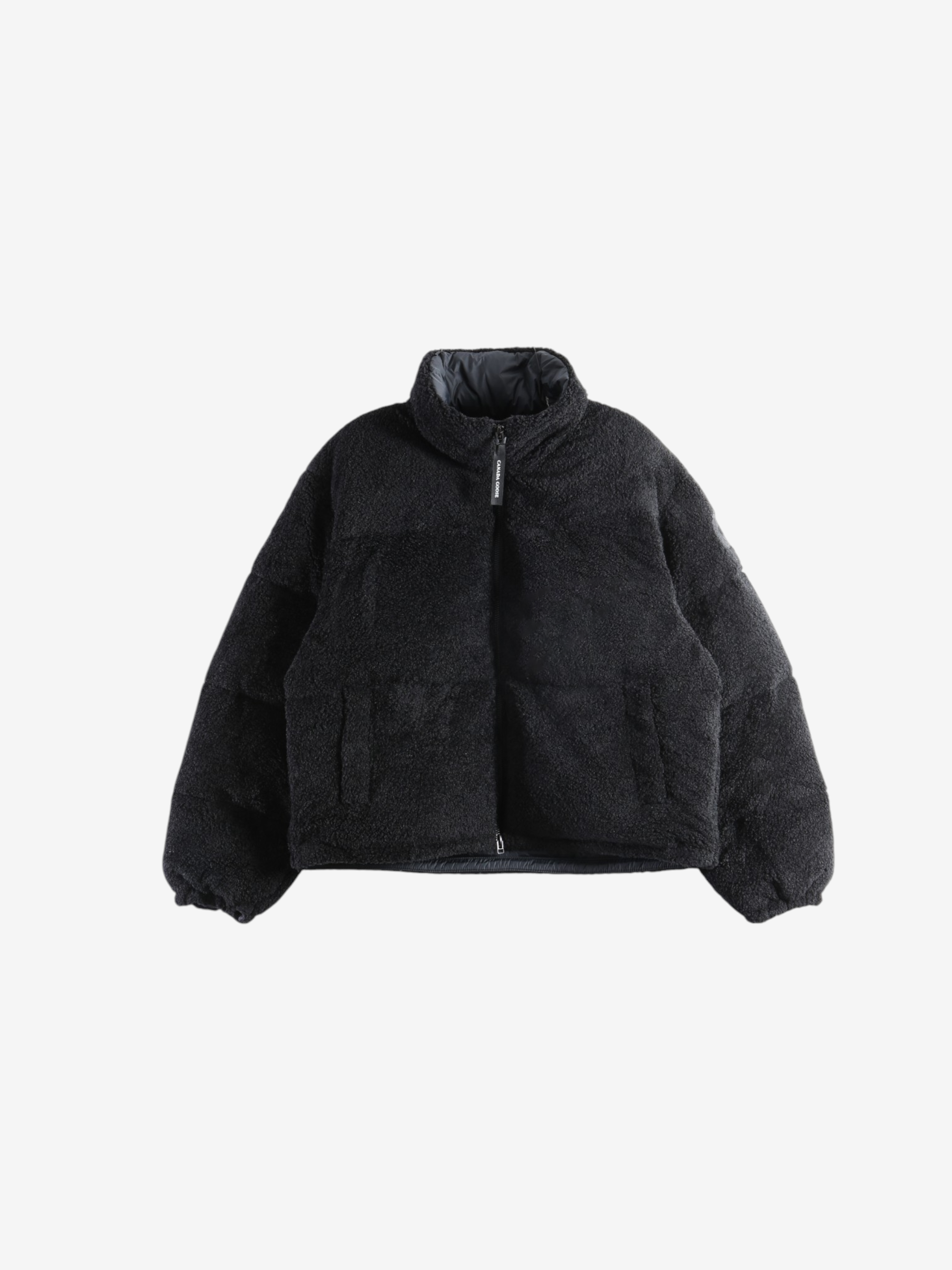 Black jacket, front view