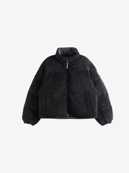 Black jacket, front view