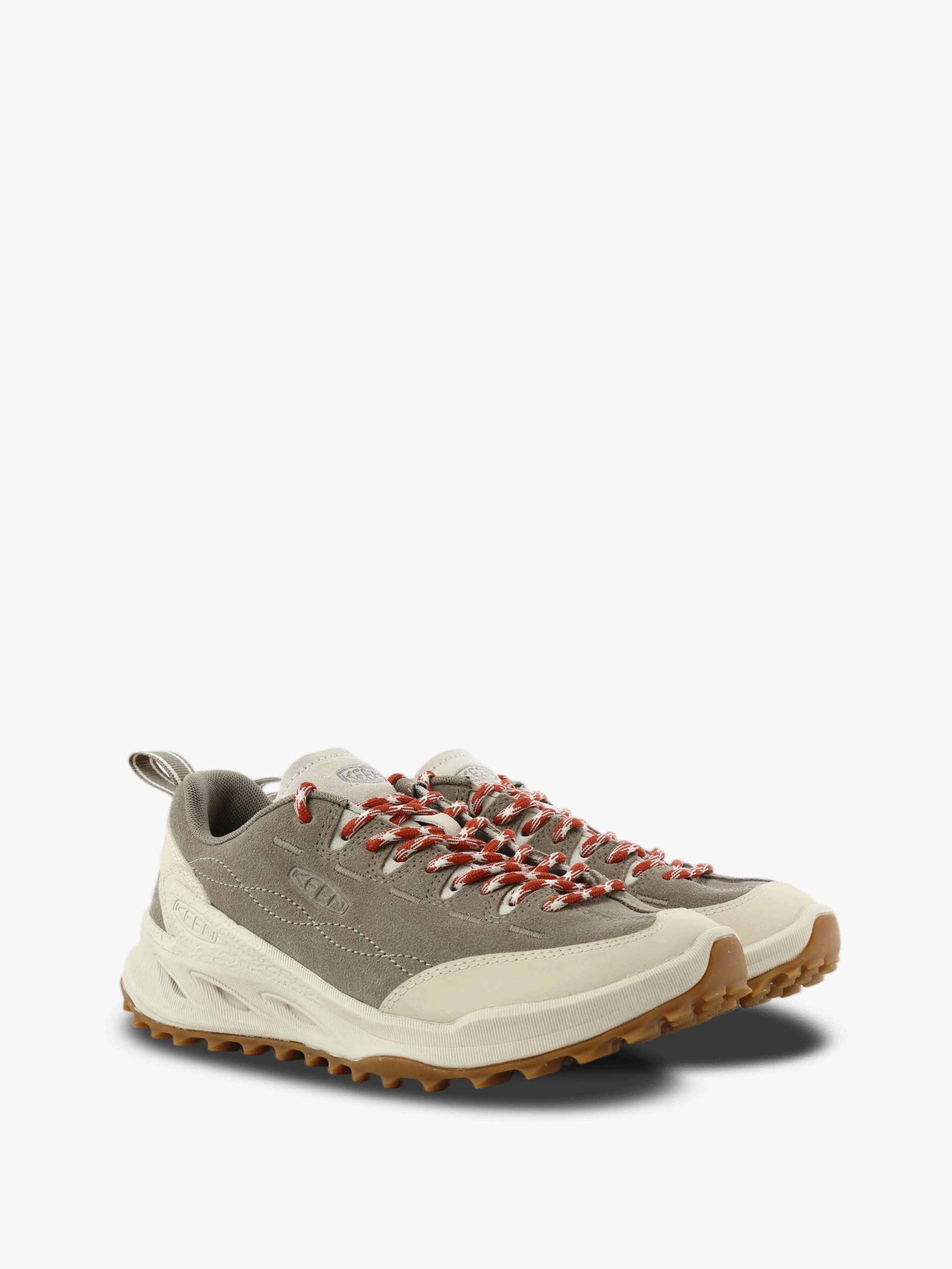 Grey shoes, front view