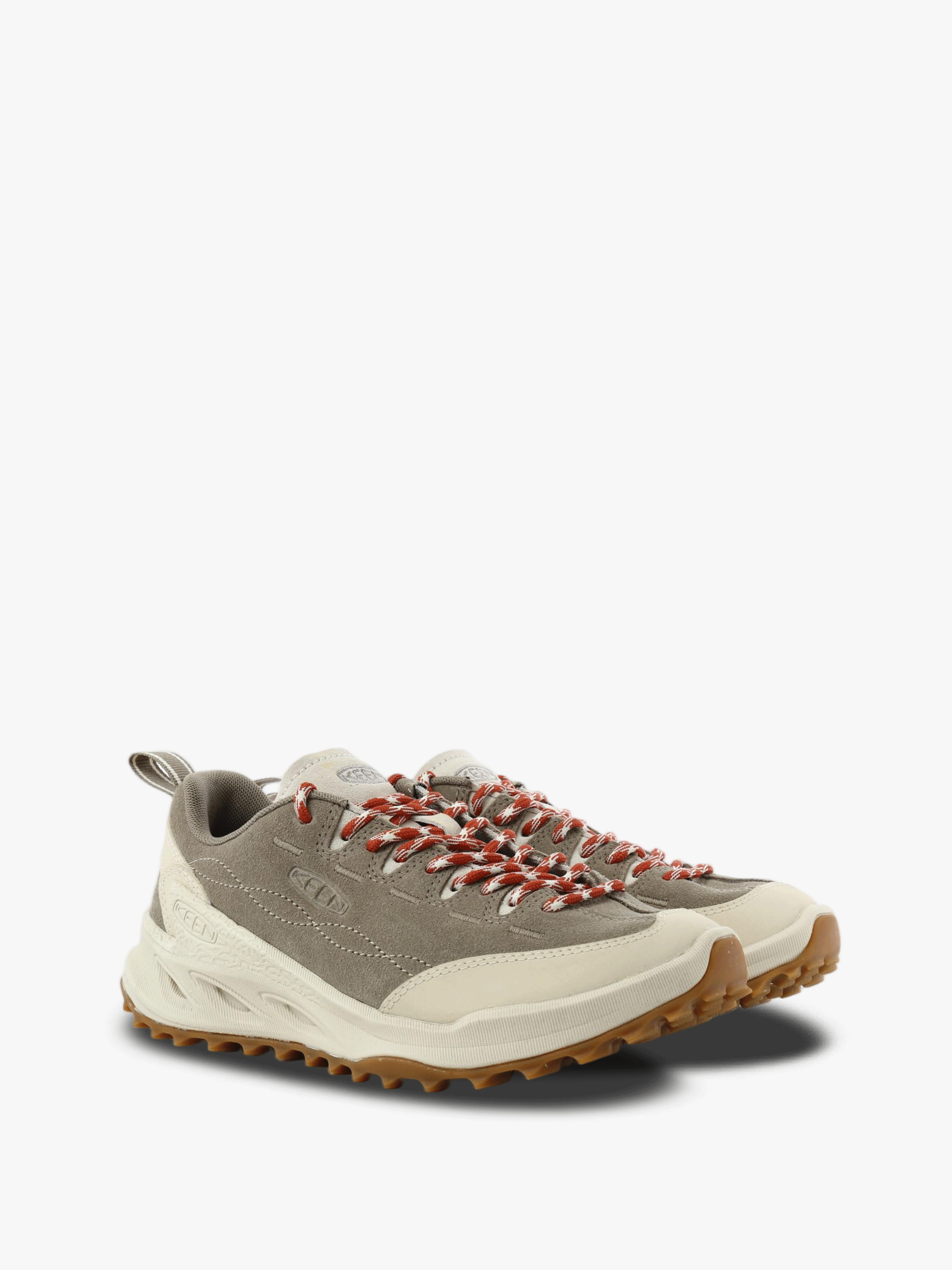 Grey shoes, front view