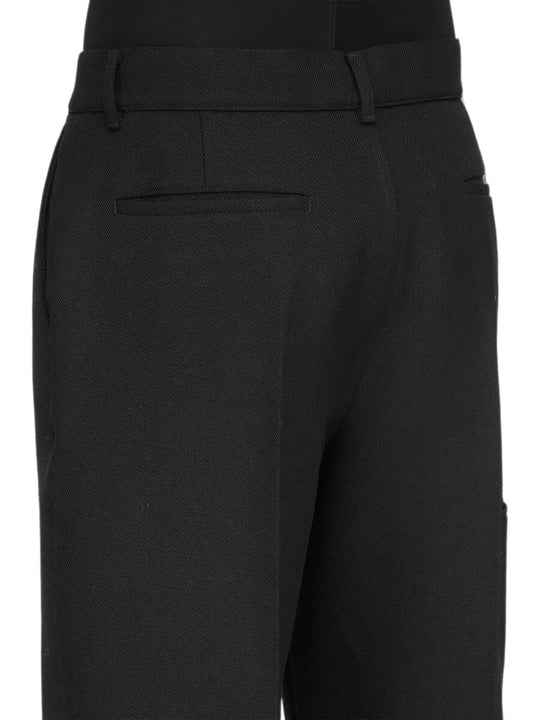 Black shorts, front view