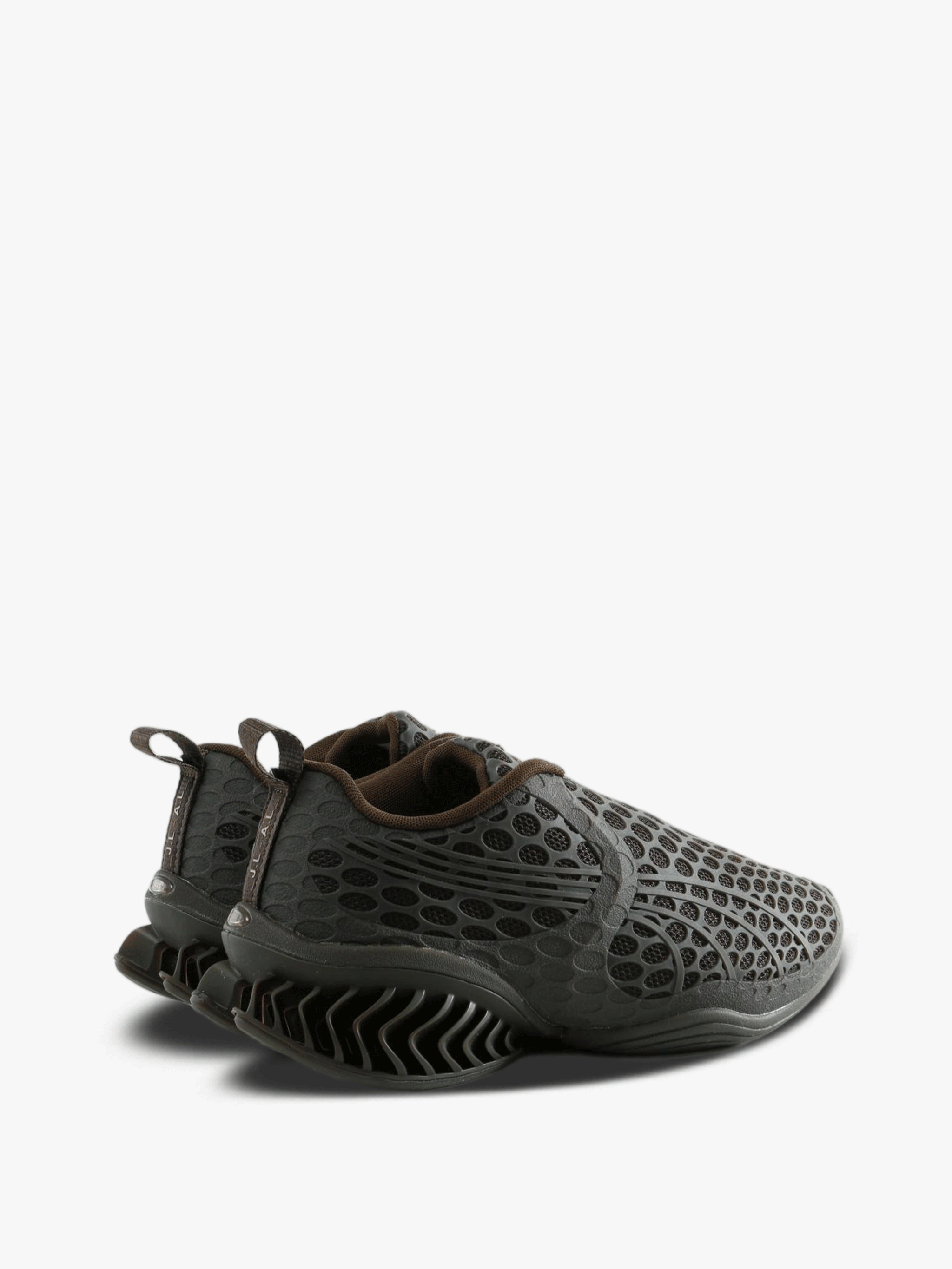 Brown shoes, side view