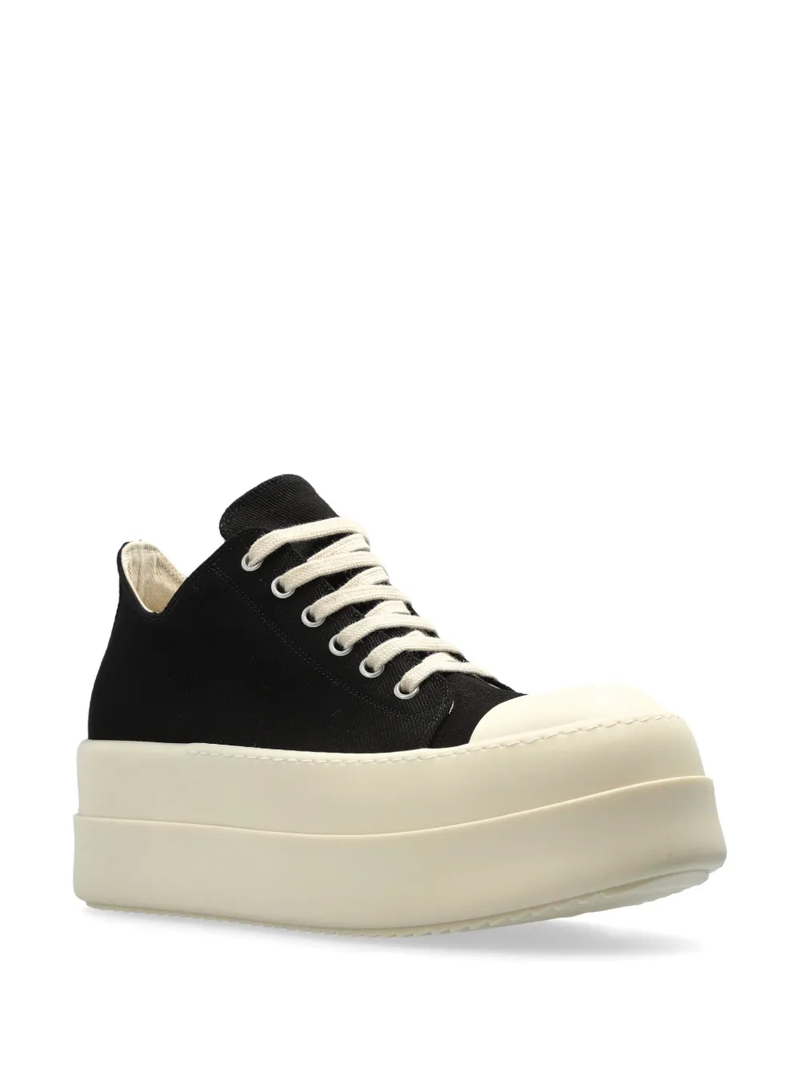 RICK OWENS DRKSHDW - Women Denim Double Bumper Low Sneakers