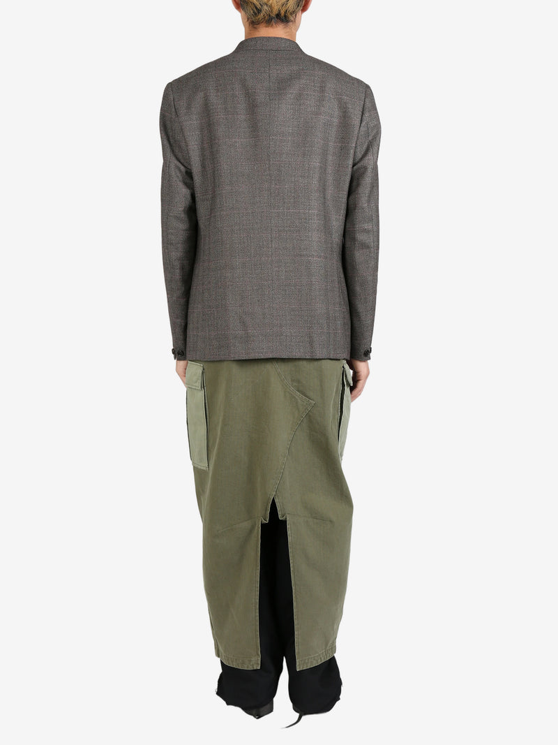 JUNYA WATANABE - Men Cotton Herringbone Garment Treated Coat