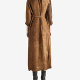 Tan dresses, full body view