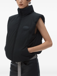 ALEXANDER WANG - Women Dome Silicone Patch Puffer Vest