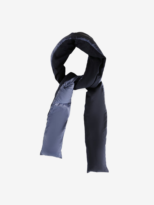 Navy scarf, front view