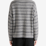 Grey shirt, full body view