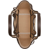 Tan bag, front view