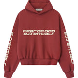 Red hoodie, front view