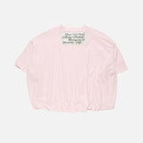 Pink t-shirt, back view