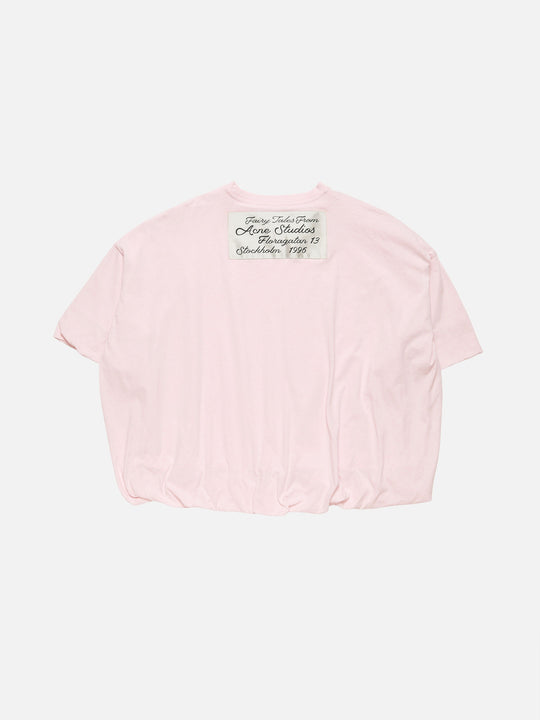 Pink t-shirt, back view