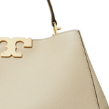 Tan bag, front view