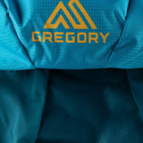 Close up of Blue bag, showing texture of the mesh fabric