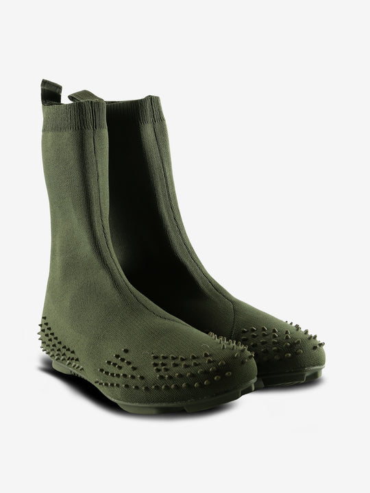 Green shoes,side view