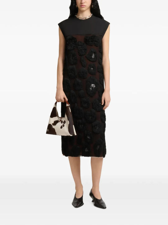Brown bag, full body view