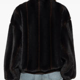 Brown jacket, full body view