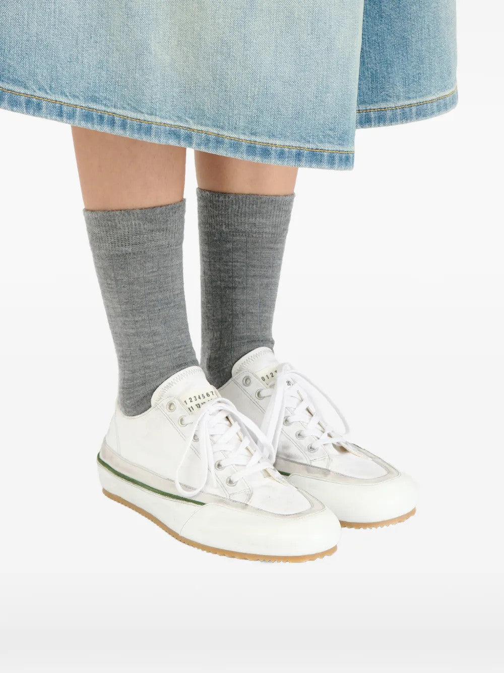 White shoes, front view