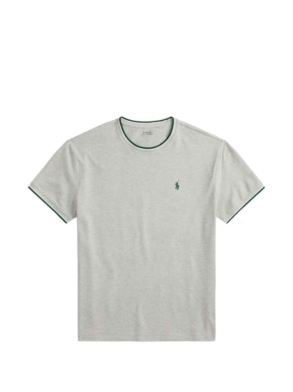 Grey t-shirt, front view
