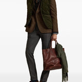 Green jacket, full body view