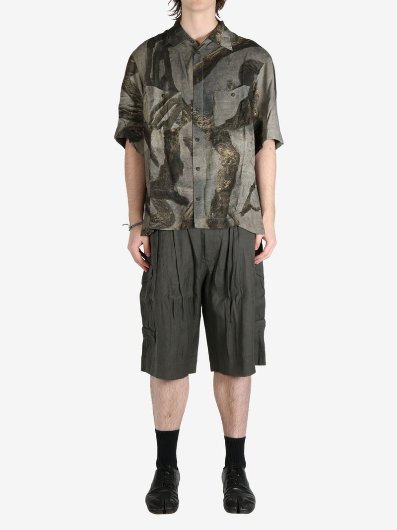 ZIGGY CHEN - Men Digital Print Short Sleeve Shirt