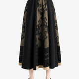 Black skirt, front view