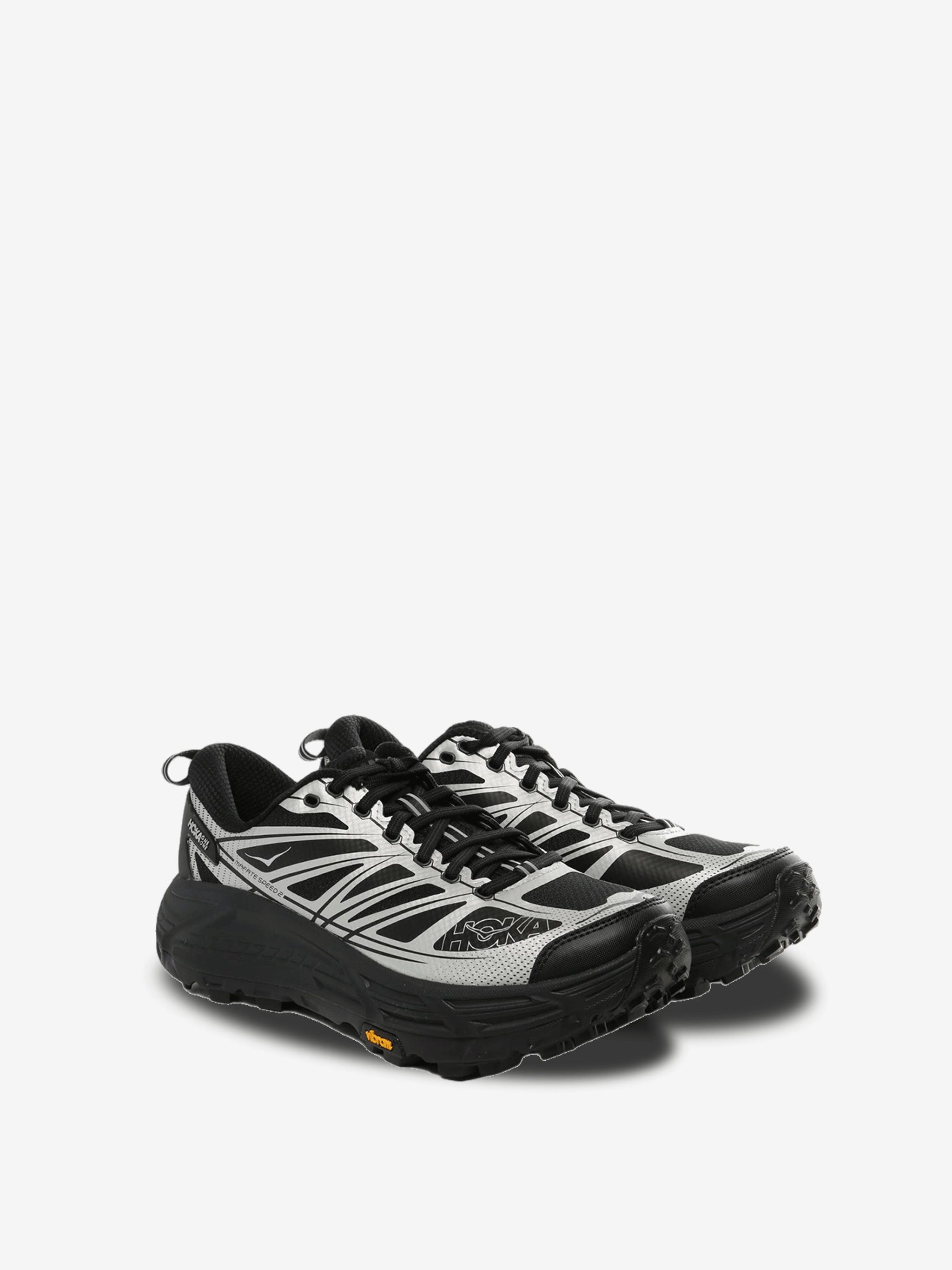 Black and white shoe,side view