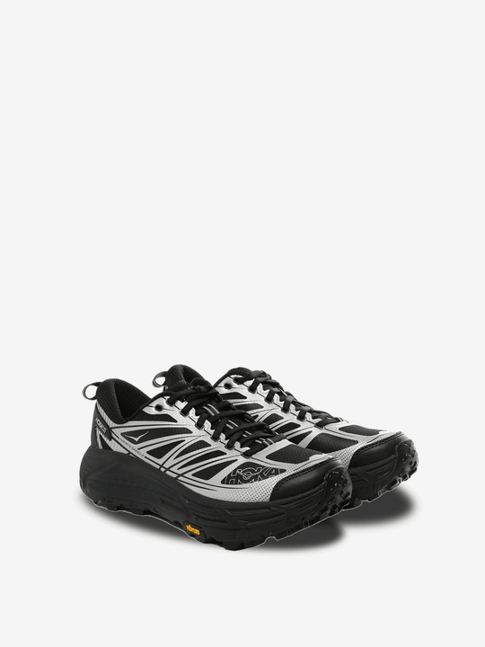 Black and white shoe,side view