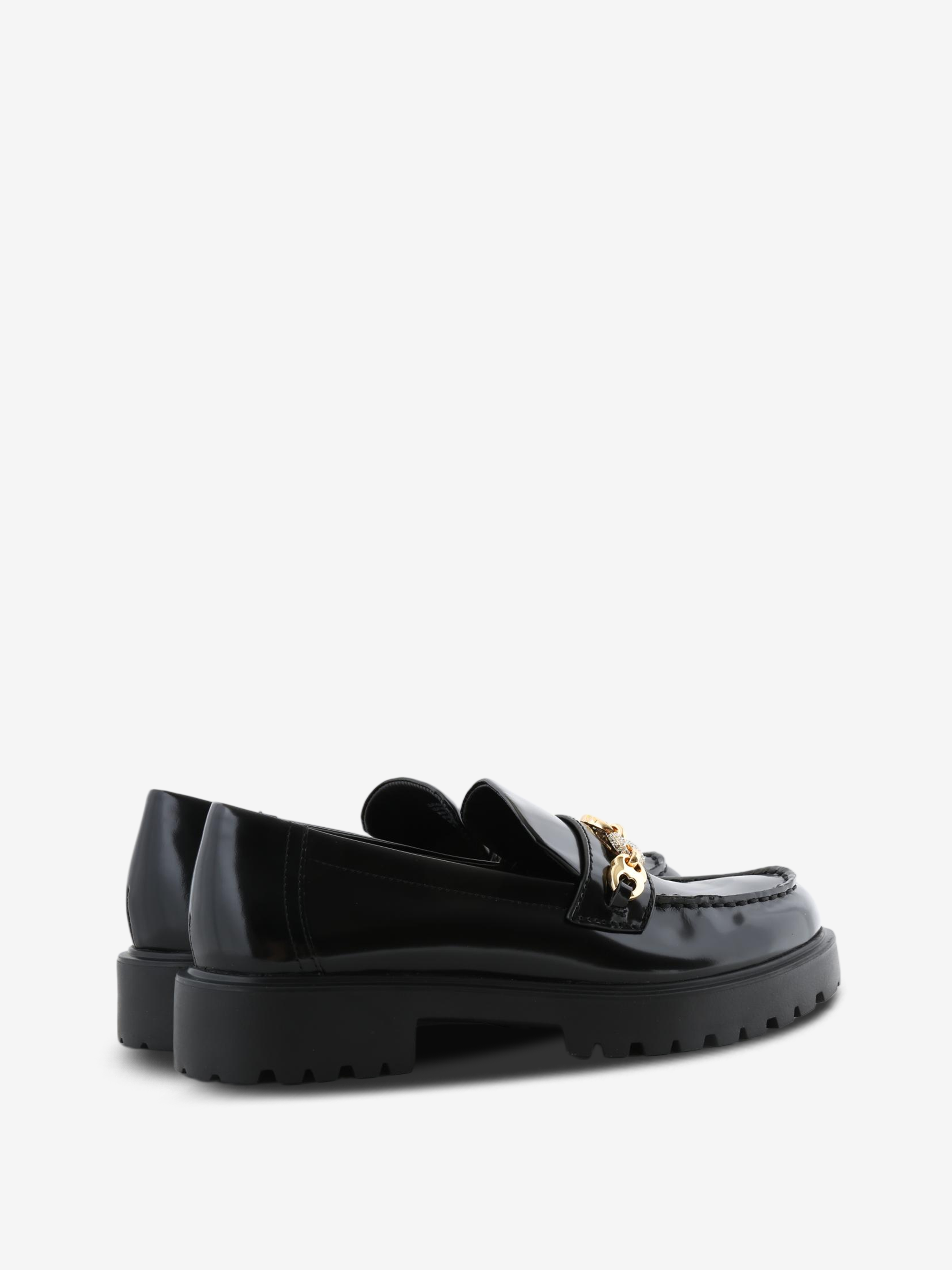 Black shoes, side view