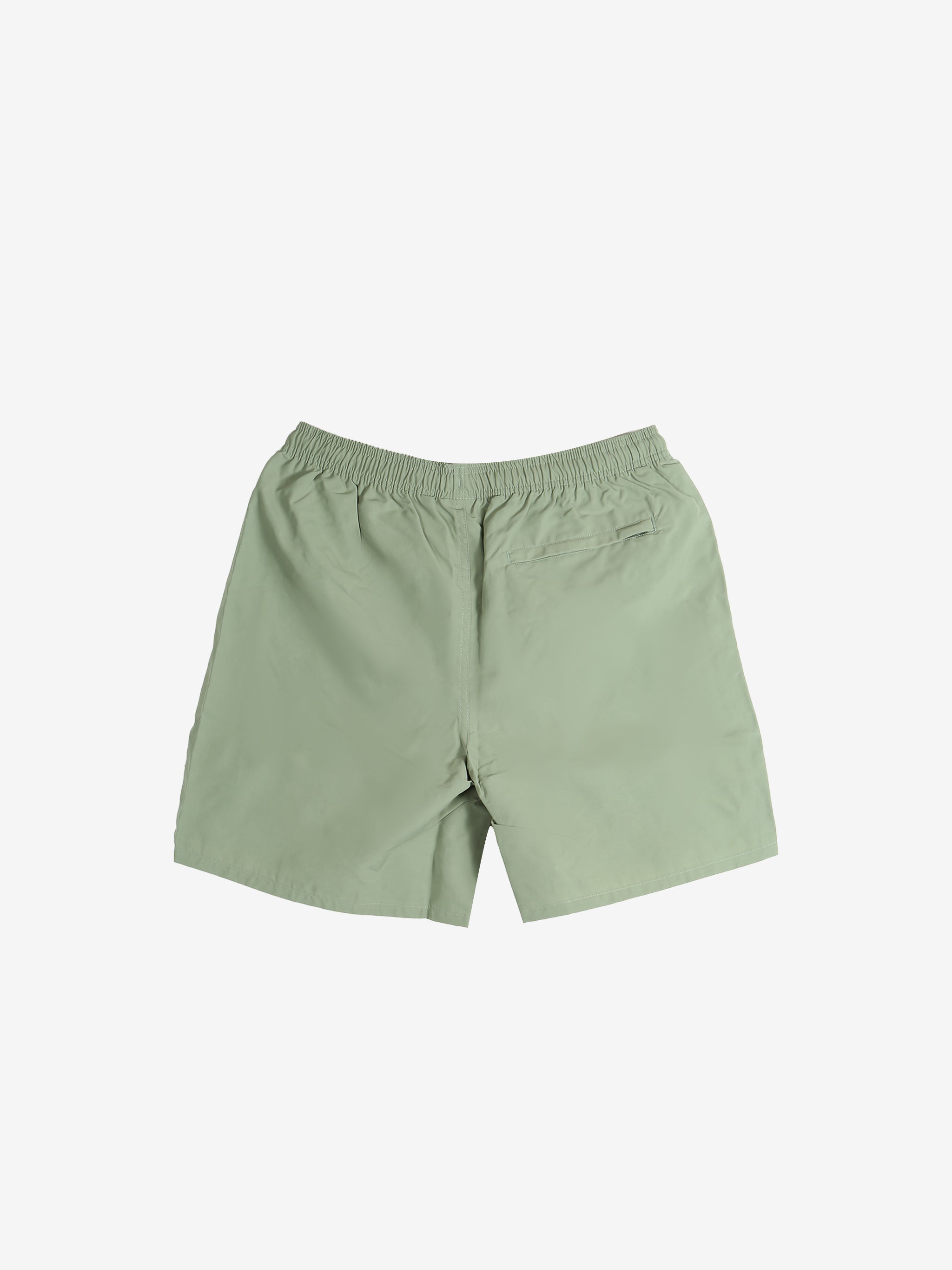 Green short, back view