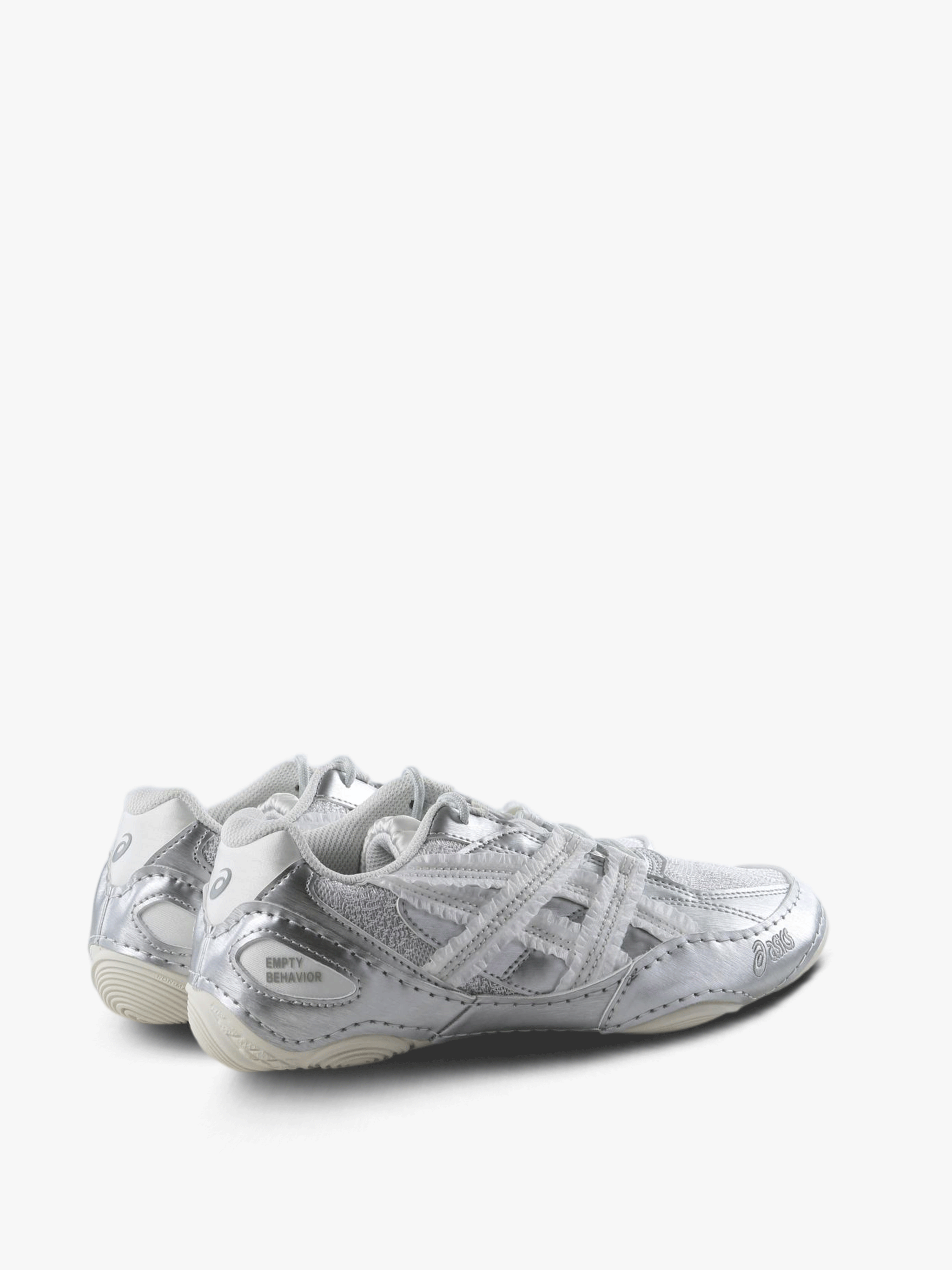 White shoes, side view