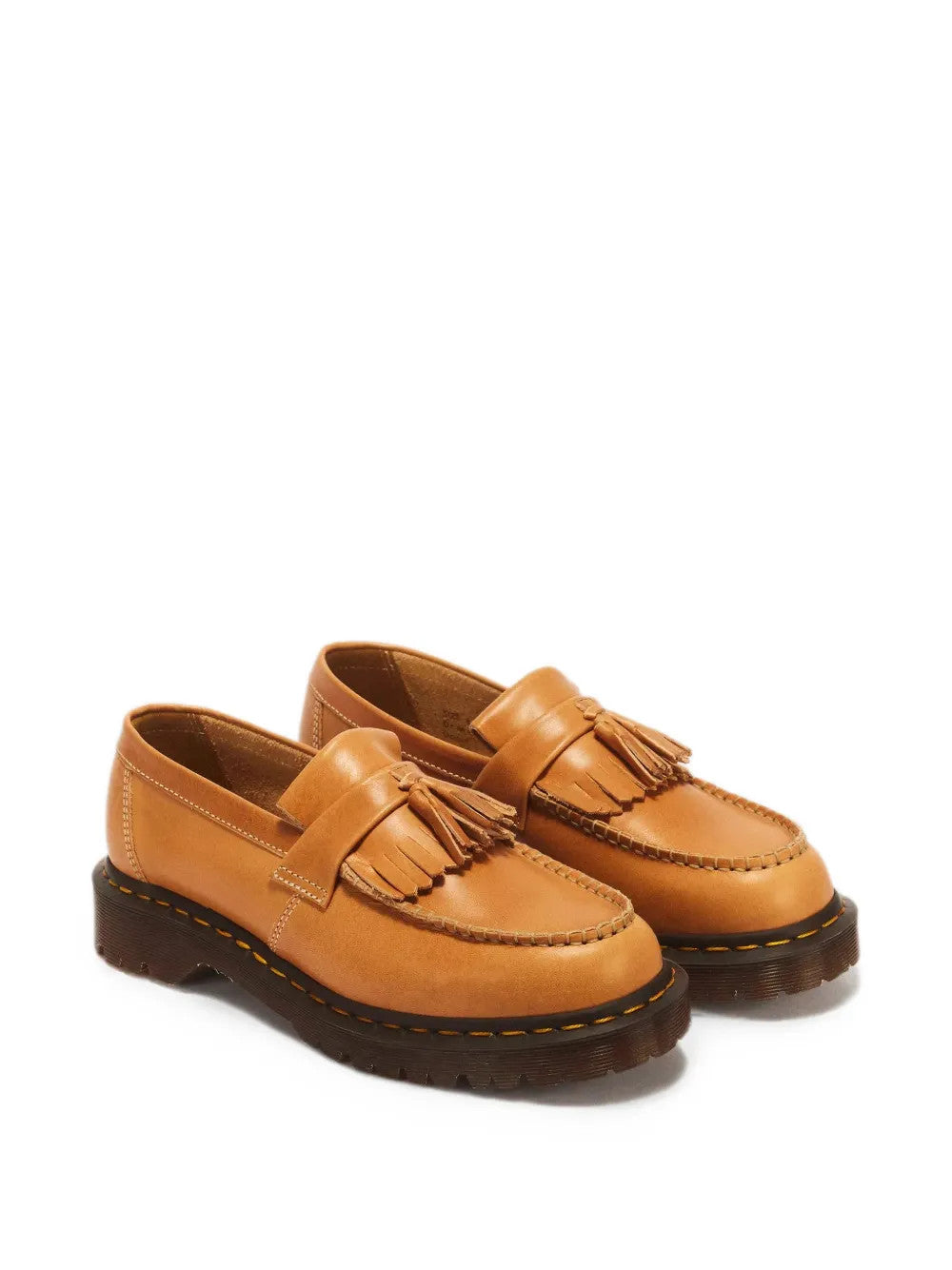 Tan shoes, front view