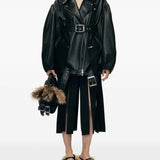 Black jacket, full body view