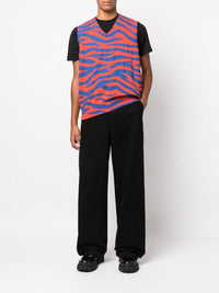 STUSSY - Men Tiger Printed Sweater Vest