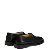 Black shoes, back view