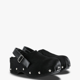 Black shoes, front view