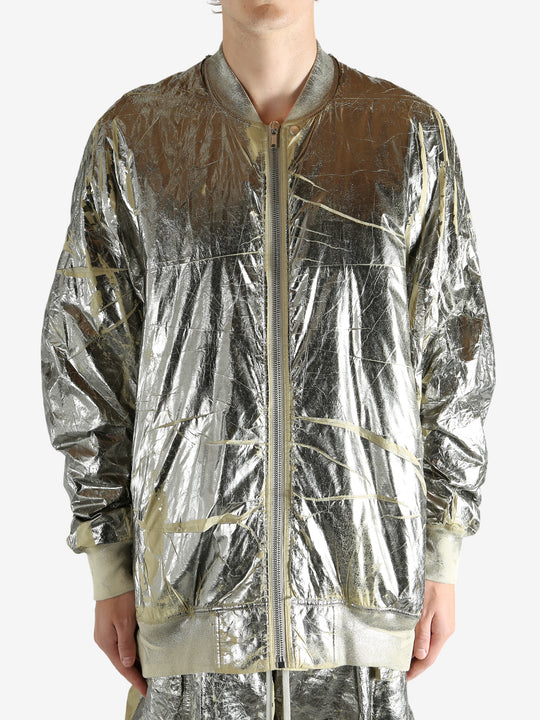 Yellow jacket worn by a person, showing the jacket's fit