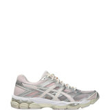 Pink shoes, side view