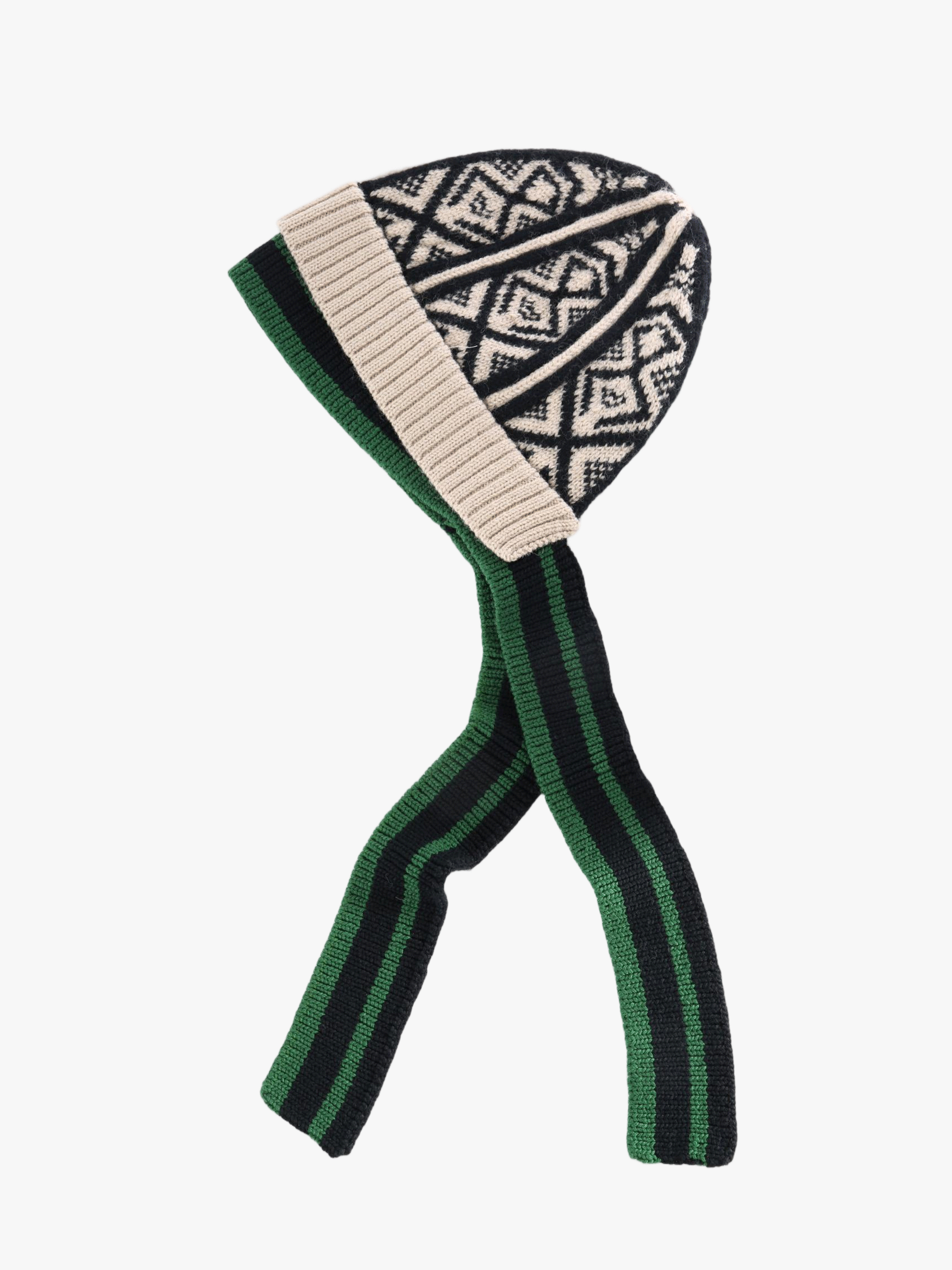 Green hat, front view
