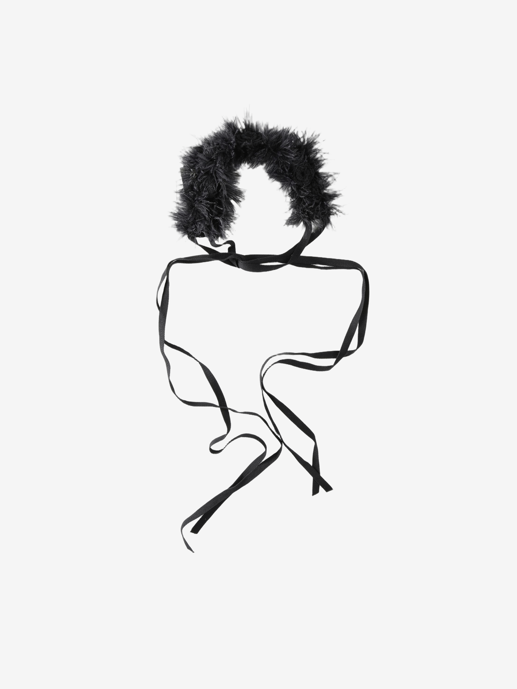 Black headband, front view