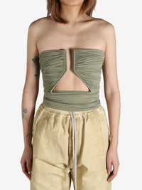 RICK OWENS - Women Top Jersey Prong Bustier