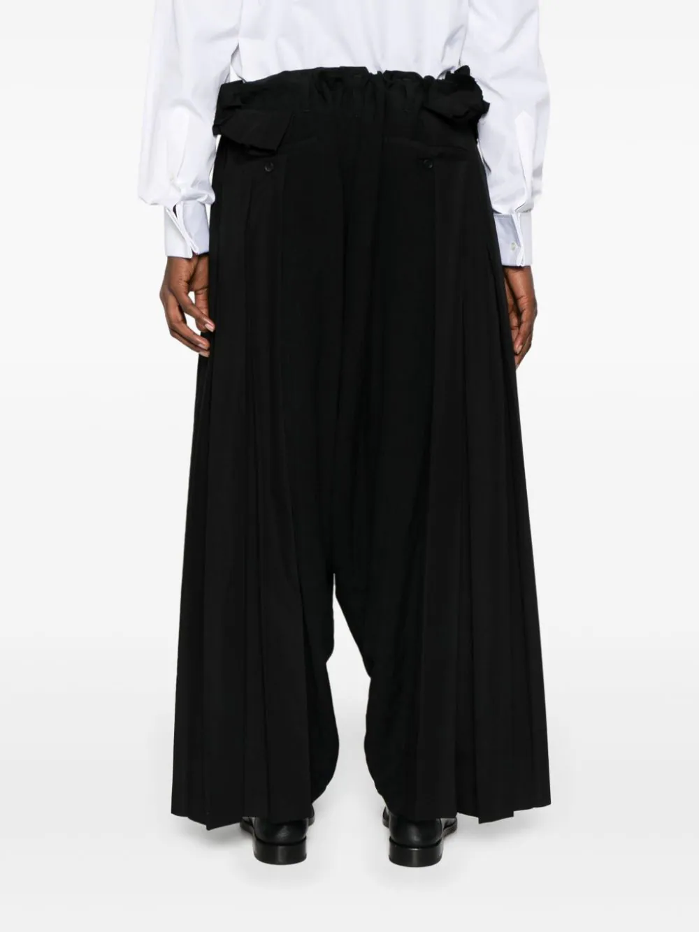 YOHJI YAMAMOTO POUR HOMME Men G-Pleated Sarouel Pants – Atelier