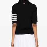 Black shirt, front view