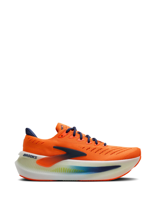 Orange shoes, front view