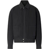 Black jacket, front view